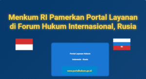 Menkum RI Pamerkan Portal Layanannya di Forum Hukum Internasional, Rusia