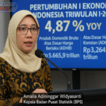 BPS Ekonomi RI Tumbuh Pesat 4,87 Persen Pada Triwulan I 2025