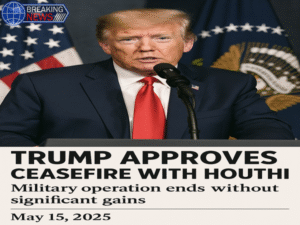 Trump Setujui Gencatan Senjata Dengan Houthi Tanpa Hasil Nyata