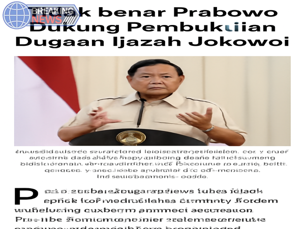 Prabowo Nyatakan Dukung Rismon