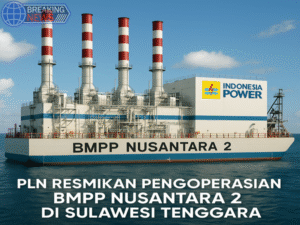 PLN Resmi Operasikan Kapal Pembangkit, Pasok Listrik Sulbagsel