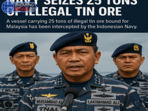 Penyelundupan Pasir Timah Ilegal TNI AL Berhasil Menggagalkan