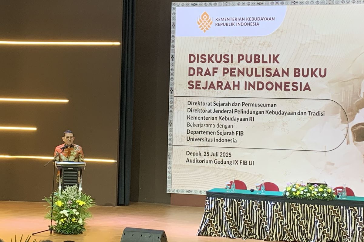 Fadli Zon: Penulisan Ulang Sejarah Sangat Bisa Diperdebatkan